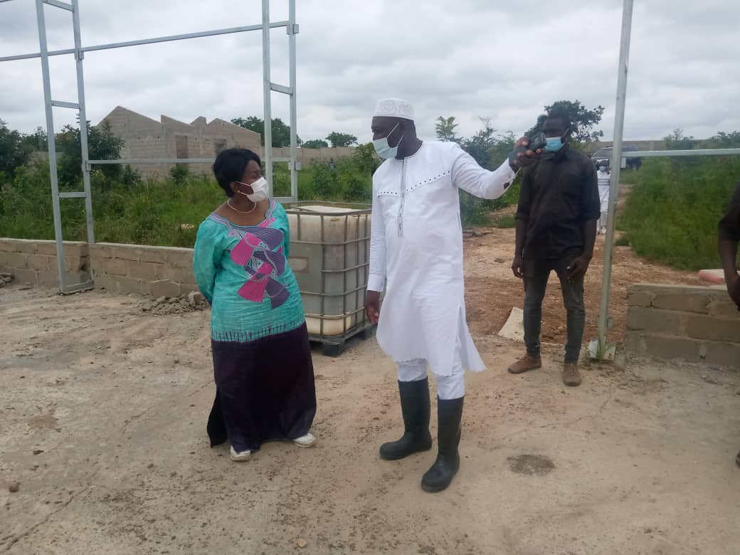 La ferme « New Generation Agricole », un nouvel acteur avicole au Togo, visitée par le Ministre Rose MIVEDOR.