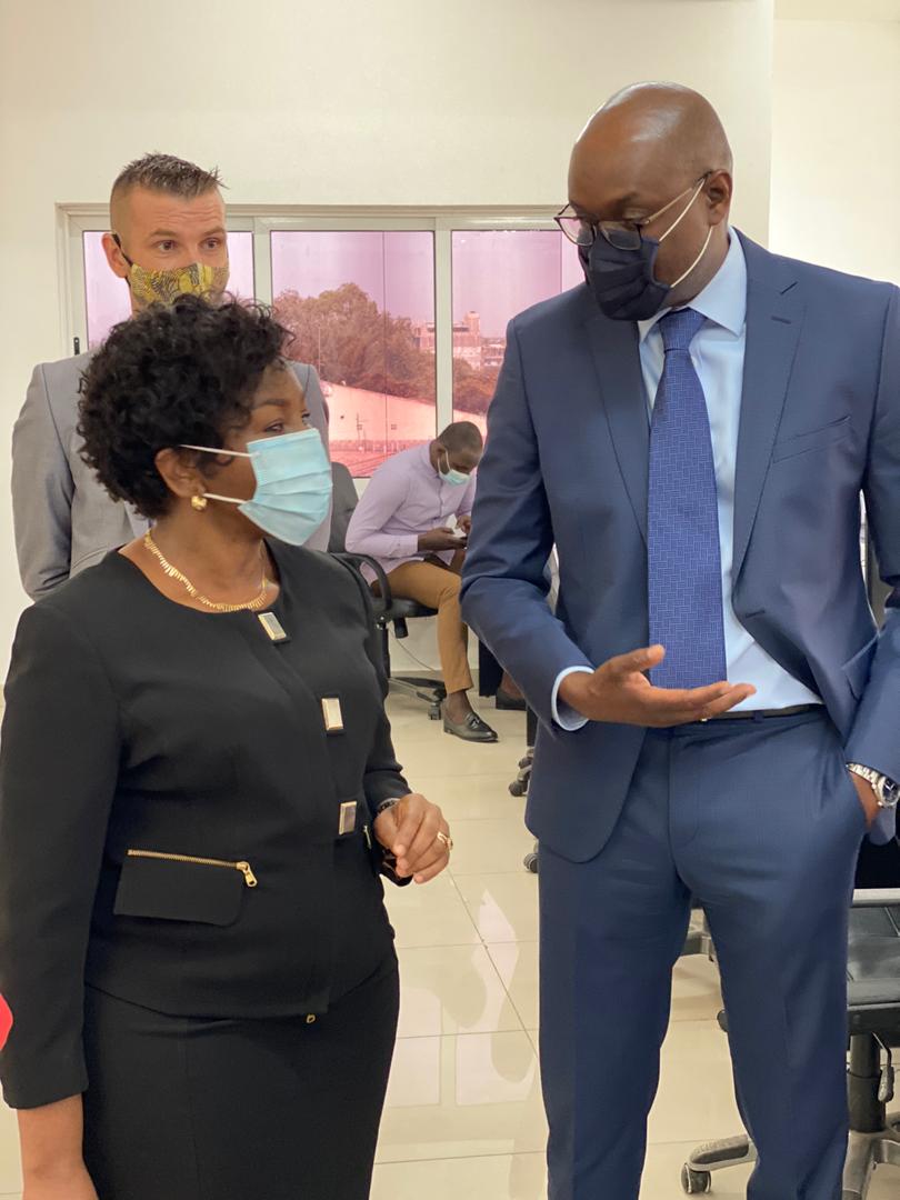 Visite de Madame le Ministre de la Promotion de l’Investissement au groupe AdKontact