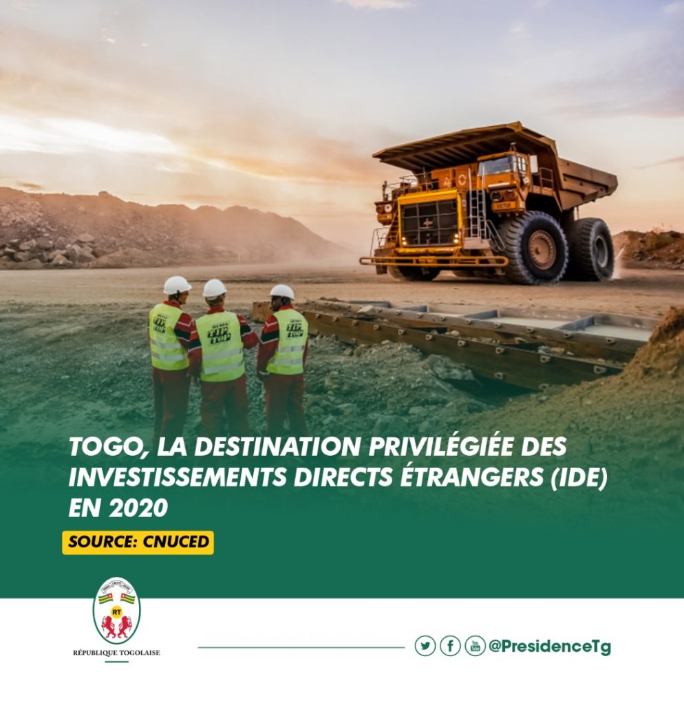 Le Togo maintient son attractivité pour les IDE